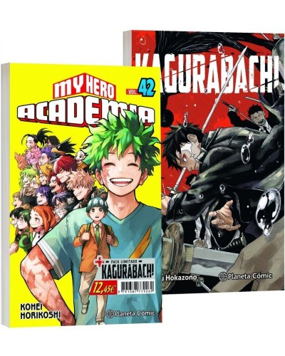 MY HERO ACADEMIA 42 Y KAGURABACHI 1 PACK ESPECIAL 11,37 €
