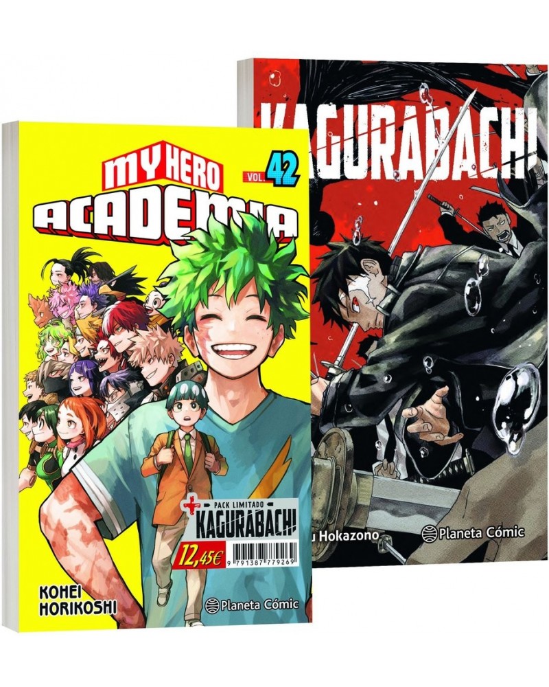 MY HERO ACADEMIA 42 Y KAGURABACHI 1 PACK ESPECIAL 11,37 €