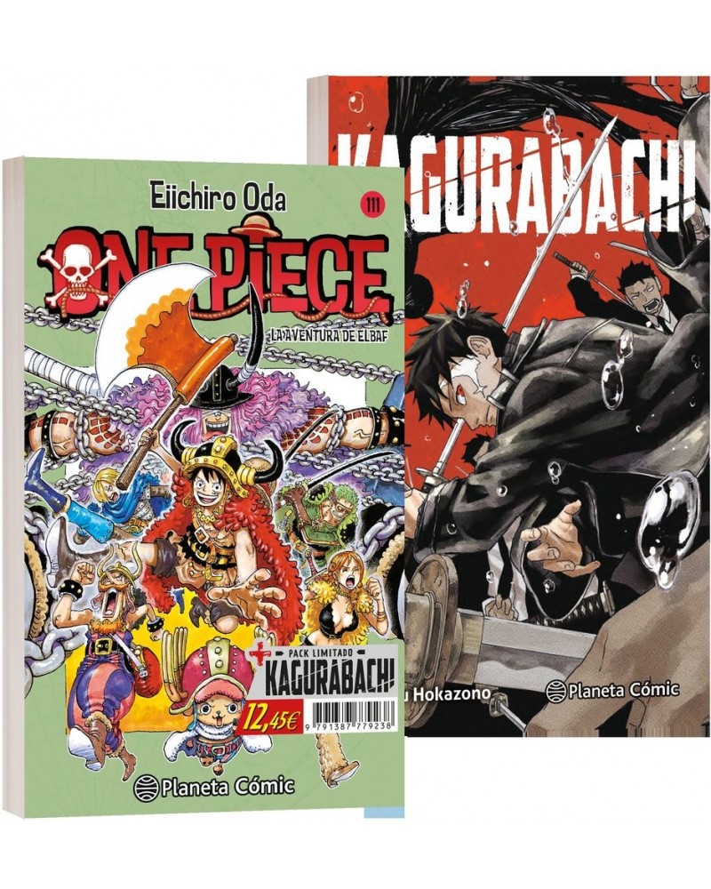 ONE PIECE 111 Y KAGURABACHI 1 PACK ESPECIAL 11,37 €